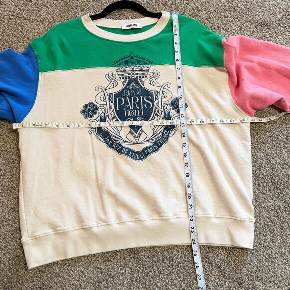 Daydreamer Royal Paris Hotel Colorblock Crew Size XL - Picture 7 of 7